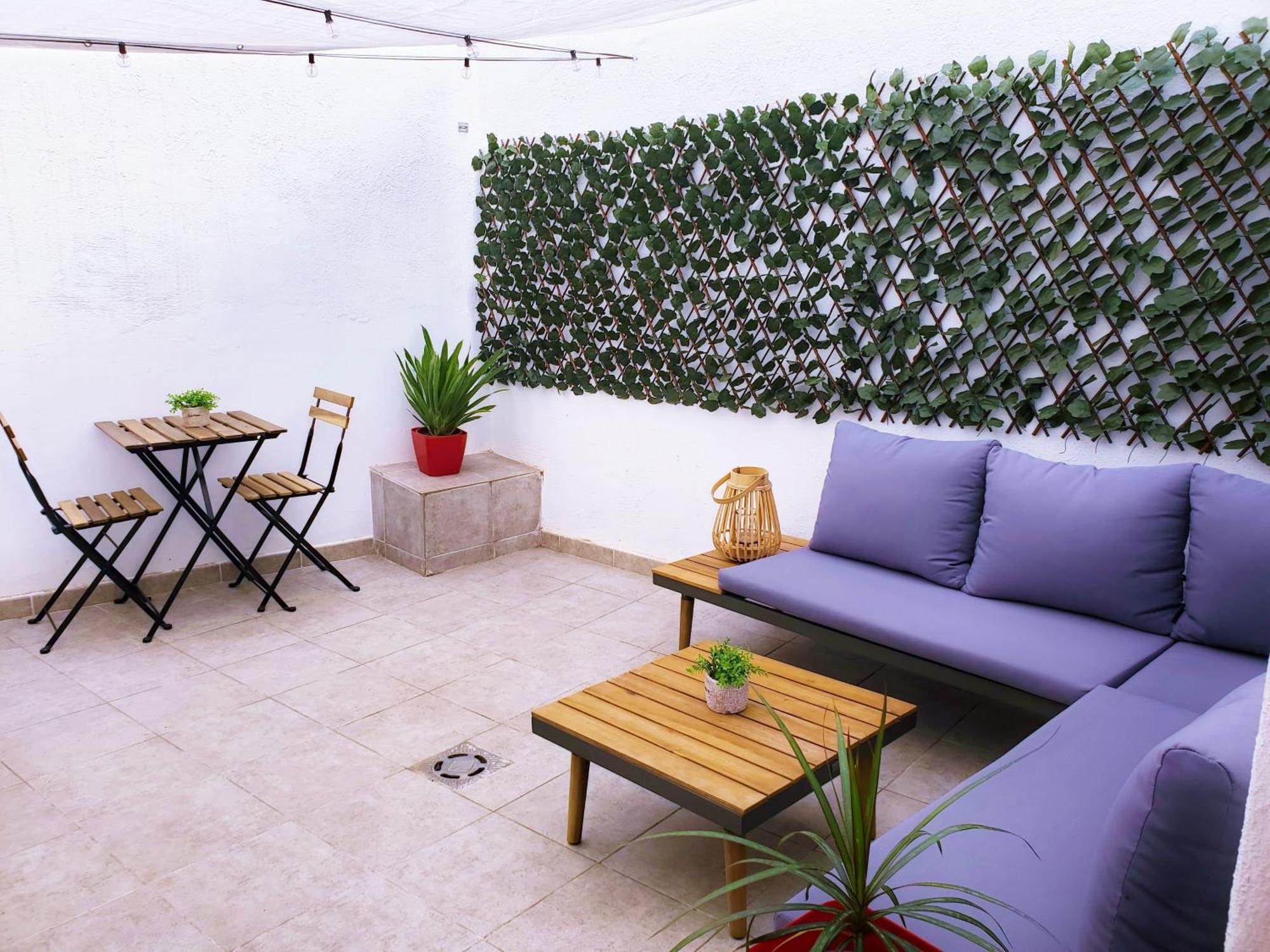 Apartamento Centrico Con Patio Privado Tarragona Exterior foto